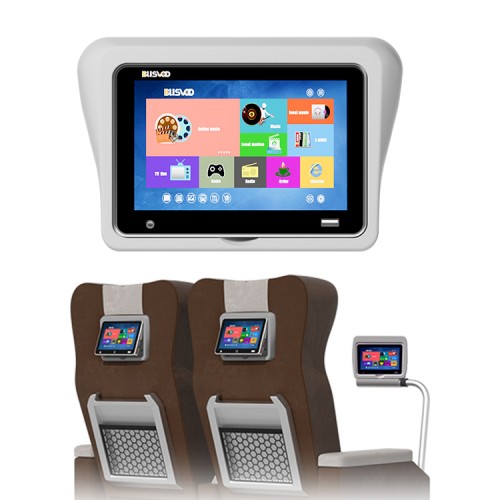 7-inch Android headrest display for luxury bus seats