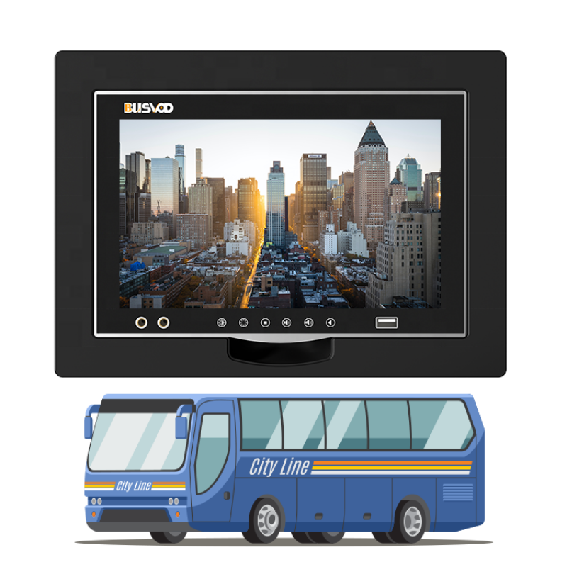 Wireless bus vod server 10.1 inches tablet android monitor for bus 